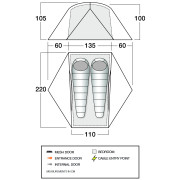 Свръх лека палатка Force Ten Radon UL 2