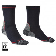 Мъжки чорапи Bridgedale Hike LW T2 CP Boot черен/червен