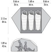 Туристическа палатка MSR FreeLite 3