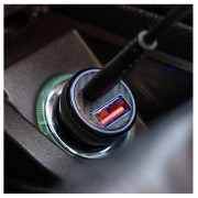 Адаптор Swissten Mini Car Charger USB-C PD + USB-A, 20W + cabel USB-C / USB-C, 1 m