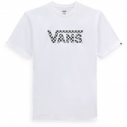 Мъжка тениска Vans CHECKERED VANS-B бял