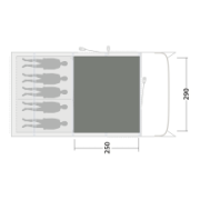 Килим за палатка Outwell Cozy Carpet Colorado 5 Air