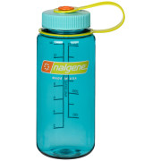 Бутилка Nalgene Wide Mouth 0,5l син/жълт Cerulean