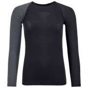 Дамска функционална тениска Ortovox 120 Comp Light Long Sleeve W черен BlackRaven