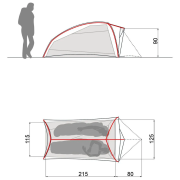 Ултралека палатка за 2 души Vaude Ultralight Hogan 2P
