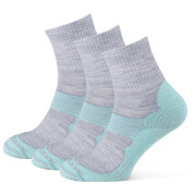 Чорапи Zulu Merino Allseason 3-pack тюркоазен/сив turquoise/grey