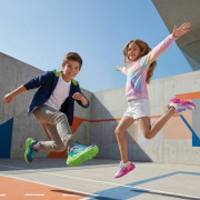 Детски обувки Geox J Flexyper Fast Girl Fuchsia