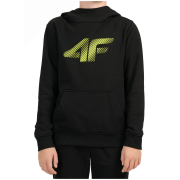 Детски суитшърт 4F Sweatshirt M2761 Deep Black черен Deep Black