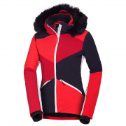 Дамско яке за ски Northfinder Edith червен/бял