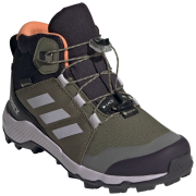 Детски обувки Adidas Terrex Mid Gtx K тъмно зелен OLISTR/SILDAW/AMBTIN