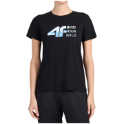 Дамска тениска 4F Tshirt F3496 черен Deep Black