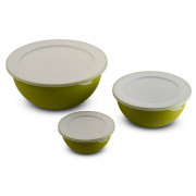 Комплект купи Omada Sanaliving Bowls Set 3,5L + 1,7L + 0,5L зелен