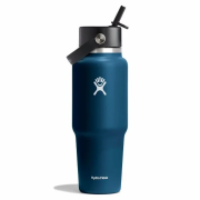 Термо бутилка Hydro Flask Wide Flex Straw Travel Bottle 32 Oz черен/син INDIGO