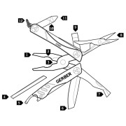 Многофункционални инструменти Gerber Dime