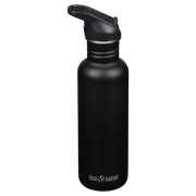 Бутилка от неръждаема стомана Klean Kanteen Classic 27oz (w/Flip Seal Sport) черен Black