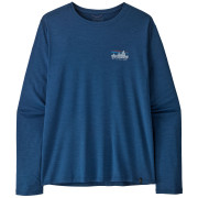 Мъжка тениска Patagonia M's L/S Cap Cool Daily Shirt - '73 Skyline син Clement Blue - Light Clement Blue X-Dye