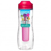 Бутилка Sistema Tritan Infuser Bottle 800ml розов Pink
