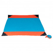 Одеяло за пикник Ticket to the moon Beach Blanket син/оранжев