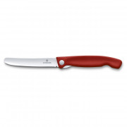 Сгъваем нож Victorinox Swiss Classic - гладко острие червен Red