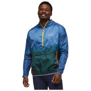 Мъжко яке Cotopaxi Teca Half-Zip Windbreaker син/зелен Thumbs Up
