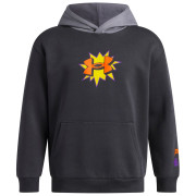 Детски суитшърт Under Armour UA B Rival FLC Graphics Hd Anthracite сив Anthracite / Titan Gray / Outrageous Orange