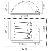 Туристическа палатка Coleman Darwin Summer 3