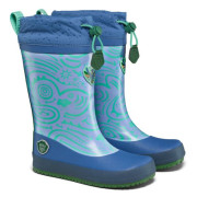 Детски гумени ботуши Affenzahn Rainboot Vegan Puddly Bird of Paradise син/оранжев Bird of Paradise