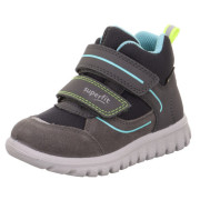 Детски обувки Superfit Sport7 Mini Grau/Gelb сив Grau/Gelb
