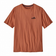 Мъжка тениска Patagonia M's '73 Skyline Organic T-Shirt кафяв Sienna Clay