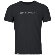 Функционална мъжка тениска Ortovox 150 Cool Brand Ts M черен Black Raven