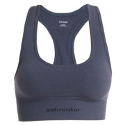 Спортен сутиен Icebreaker Women Merino Seamless Active Bra сив Graphite