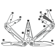 Мултуфункционален инструмент Leatherman Wingman без калъф