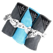 Кърпичка за очила Peaty´s Bamboo Bicycle Cleaning Cloths син/сив