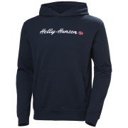 Мъжки суитшърт Helly Hansen Core Graphic Sweat Hoodie тъмно син Navy