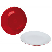 Комплект чинии Bo-Camp Breakfast plate Two tone - 4 бр червен Red