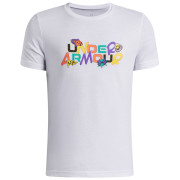 Детска функционална тениска Under Armour UA B Patch Pack Wm SS White бял / черен White / / Black