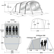 Надуваема палатка Outwell Rosedale 4PA