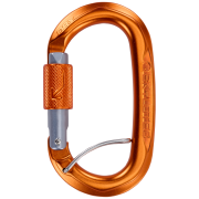 Карабинер Climbing Technology Obx BGL оранжев/сив Titanium/Orange/Titanium