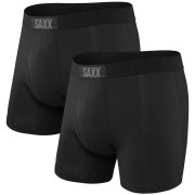 Боксерки Saxx Ultra Boxer Brief Fly 2Pk черен Black/Black