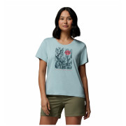 Дамска тениска Columbia Parsons Point™ SS Scoop Tee светло син Marine Light Heather, Canopy View