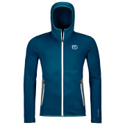 Мъжки суичър Ortovox Fleece Hoody син PetrolBlue