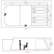 Семейна палатка Coleman Fastpitch Victoria Falls 4