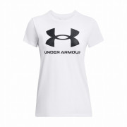 Дамска тениска Under Armour W SPORTSTYLE LOGO SS бял White