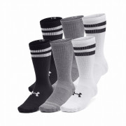 Комплект чорапи Under Armour Essential 6Pk Crew бял / черен White/White/Black