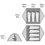 Туристическа палатка MSR Hubba Hubba HD 3P