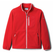 Детски суичър Columbia Fast Trek™ III Fleece Full Zip червен RedLilyPinkOrchid