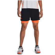 Мъжки къси панталони Under Armour Vanish Wvn 2in1 Vent Sts черен/оранжев