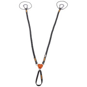 Примка Camp X-Gyro Leash - 85/129 Cm черен/оранжев