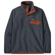 Мъжки суитшърт Patagonia M's LW Synch Snap-T P/O сив/син Smolder Blue w/Burnished Red