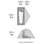 Свръх лека палатка MSR Hubba Hubba Bikepack 1